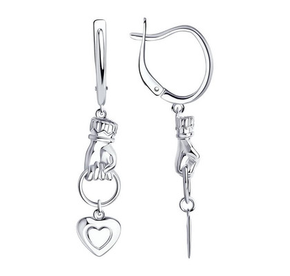 Серьги из серебра