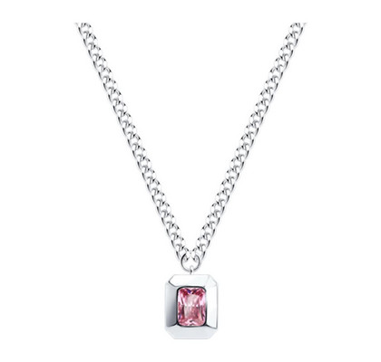 Колье из серебра с фианитом	