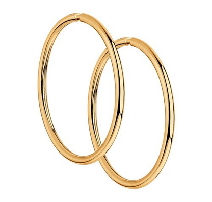 Серьги из золоченого серебра